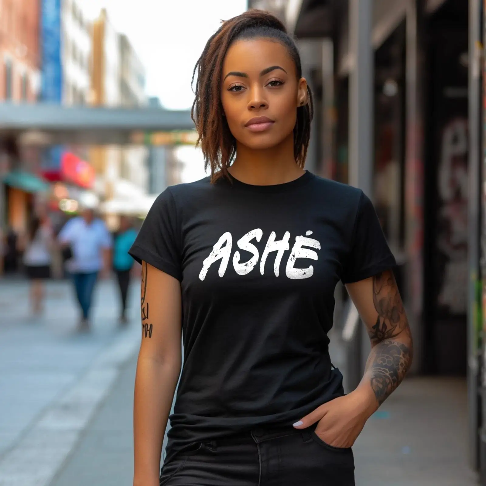 Vintage Yoruba Fashion - Ashe T 셔츠 Orishas Goddess Ifa