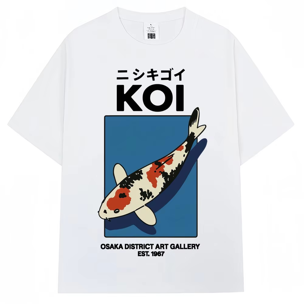Vintage Fashion Tokyo - 일본 후지 드래곤 야쿠자 도쿄 코이