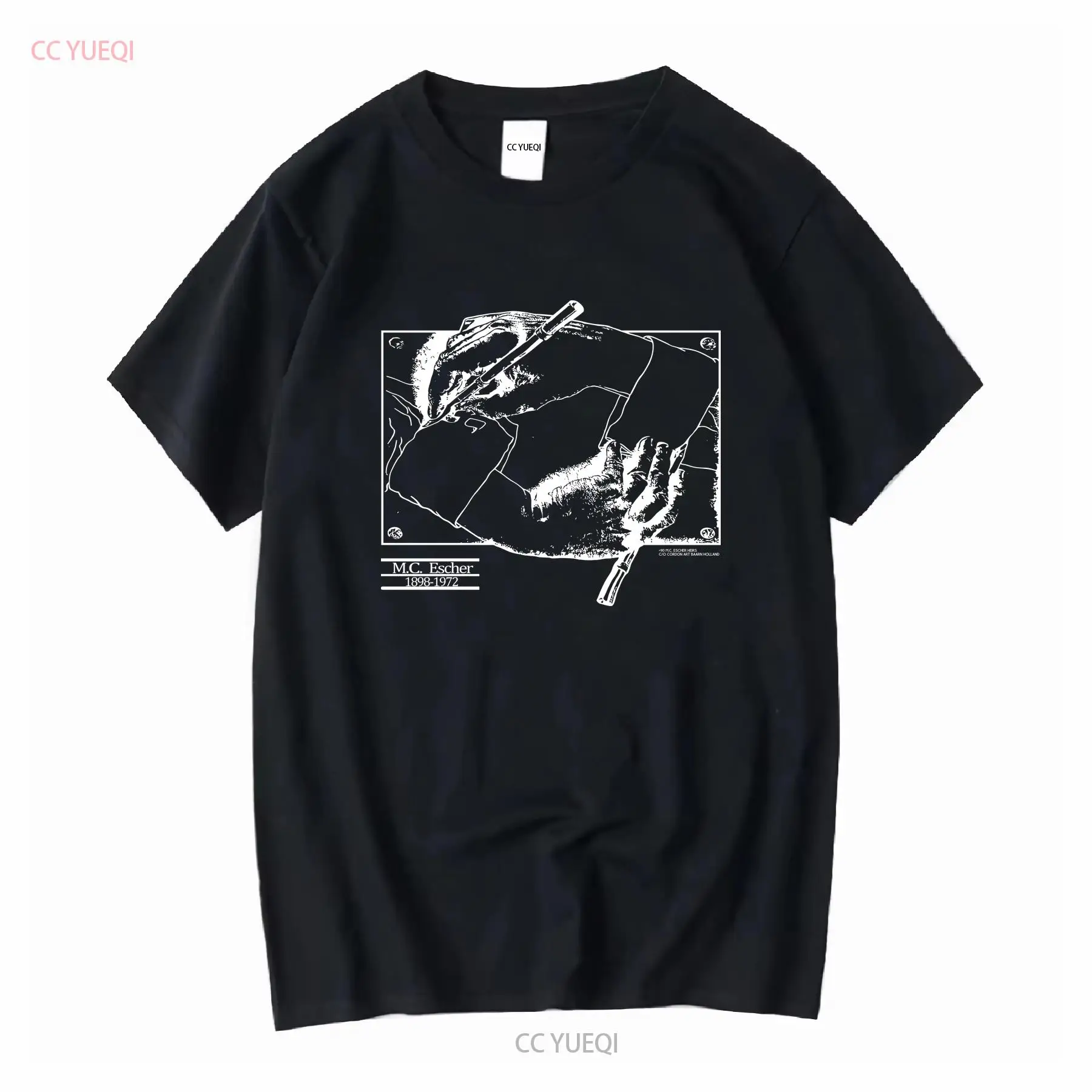Vintage Fashion Sketches - 빈티지 1990 MC Escher T 셔츠
