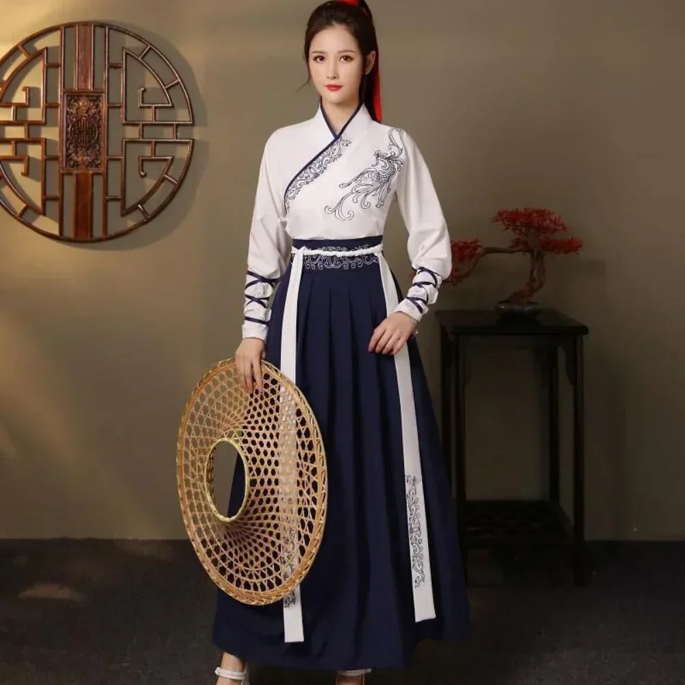 Vintage Fashion Queen - 현대 Hanfu 여성 탑 스커트 2