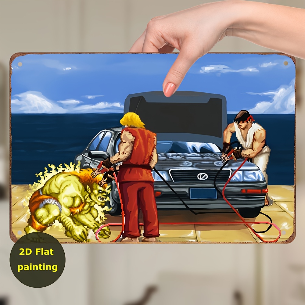 Vintage Fashion Wall Art - 빈티지 철제 간판 포스터 봄 장식