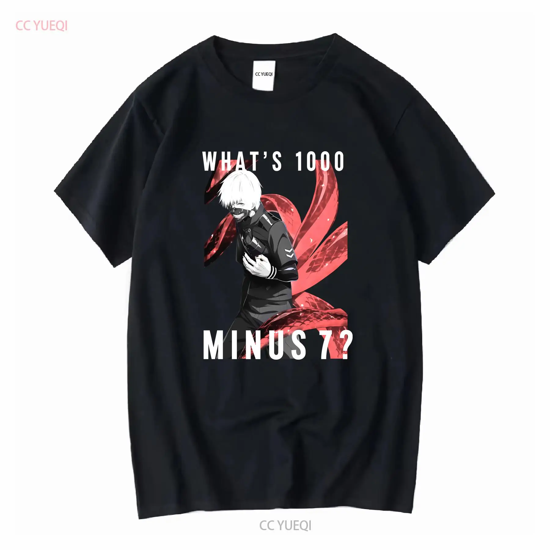Vintage Fashion Tokyo - Tokyo Ghoul 남성용 티셔츠 What's 1000