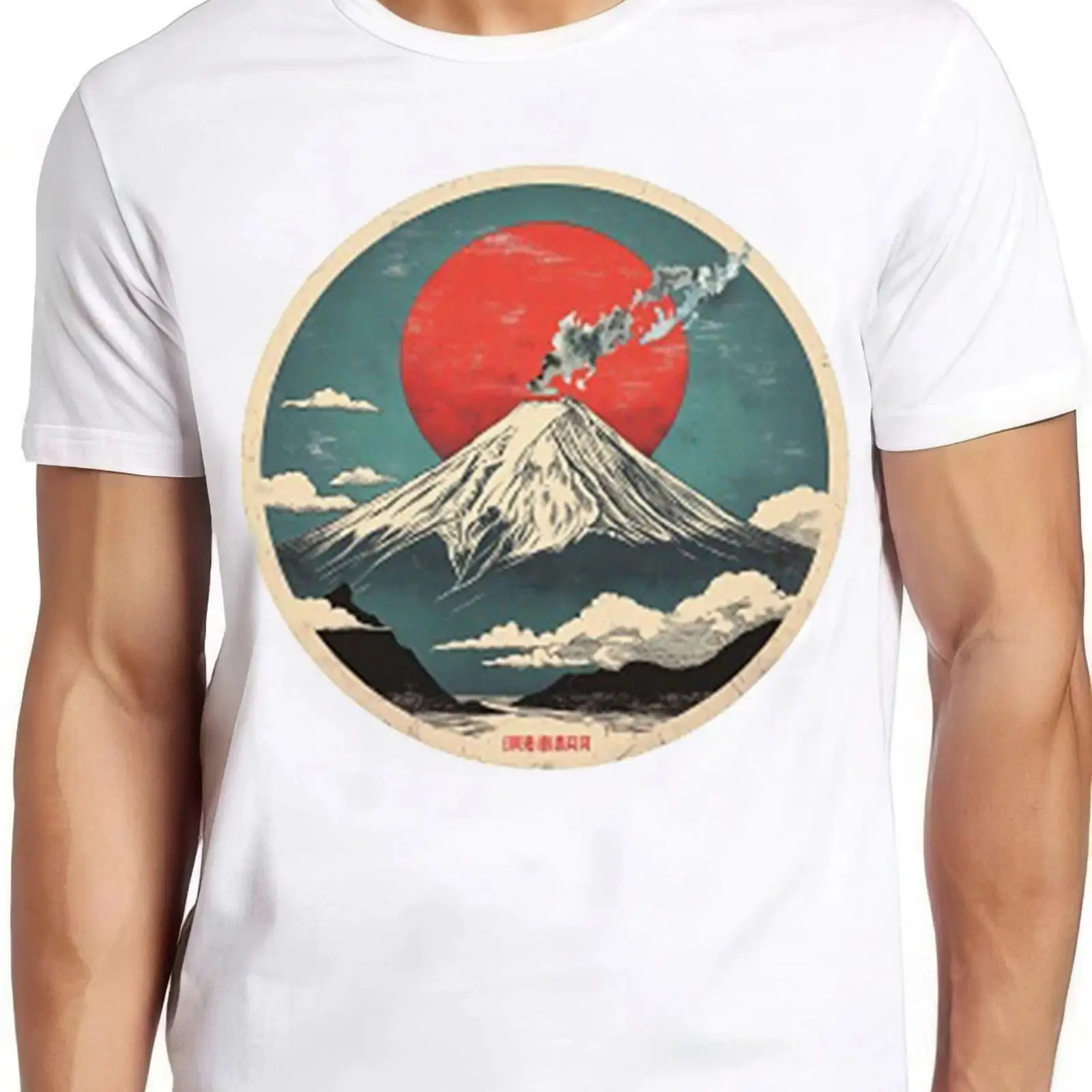 Fuji T Shirt san Mount Japan I - Vintage Fashion Tokyo 리뷰 및 가격