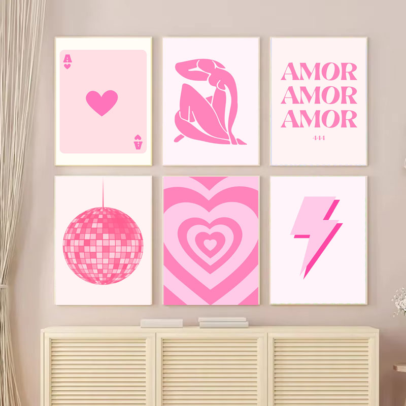 1개 캔버스 그림 핑크 마티스 아카데미 포스터 핑크 패 - Vintage Fashion Prints For Wall 리뷰 및 가격