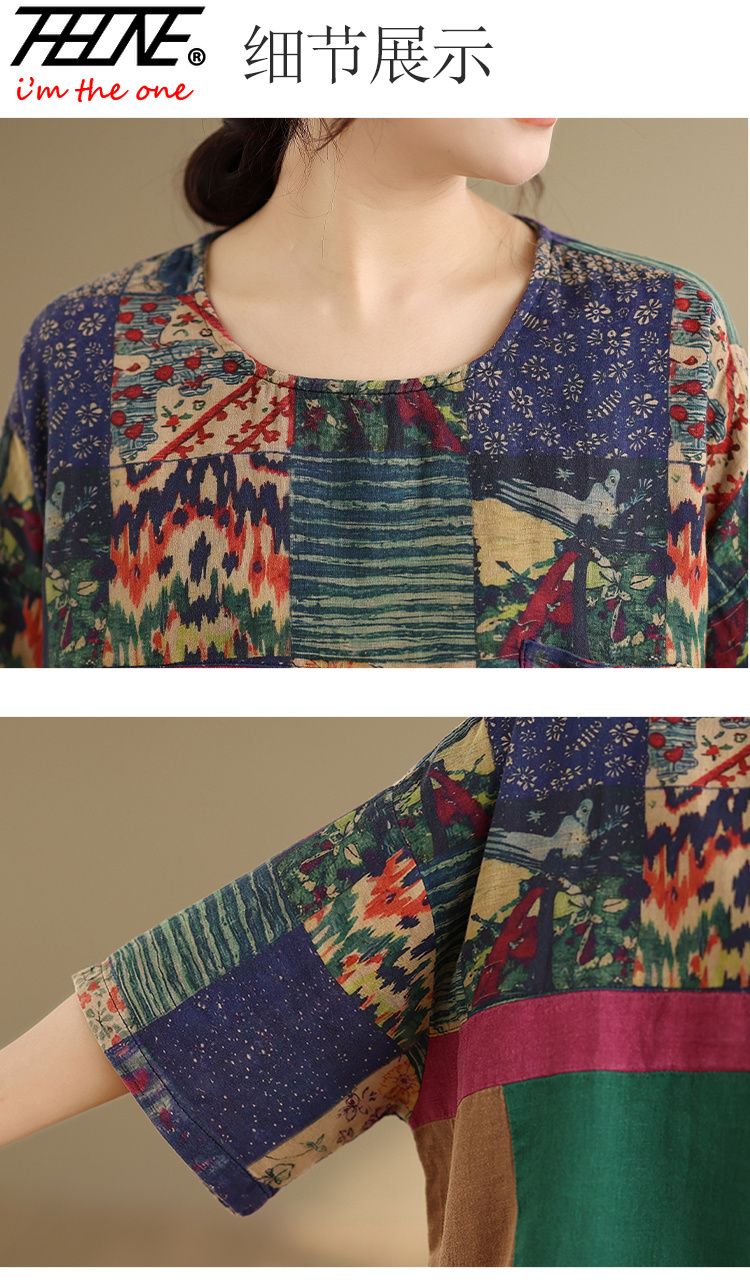 THHONE 플러스 사이즈 패션 여름 여성 블라우스 코 - Vintage Fashion Boutique 리뷰 및 가격