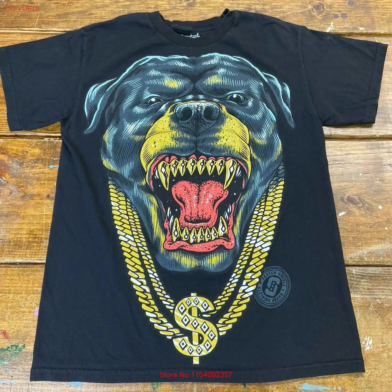 Y2K Rottweiler Dog Sketch Supp - Vintage Fashion Sketches 리뷰 및 가격