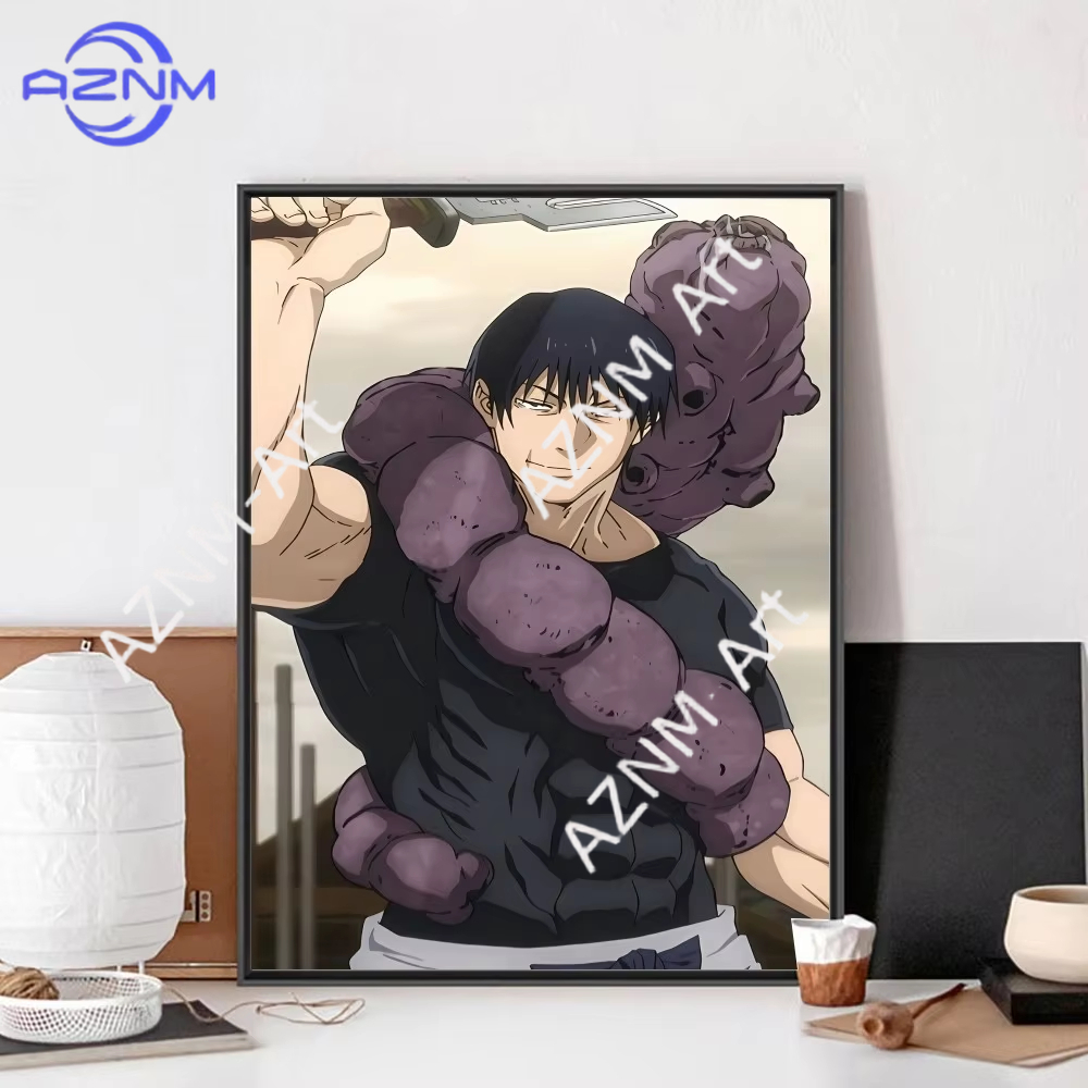 1PC, Jujutsu Kaisen Fushiguro  - Vintage Fashion Wall Art 리뷰 및 가격