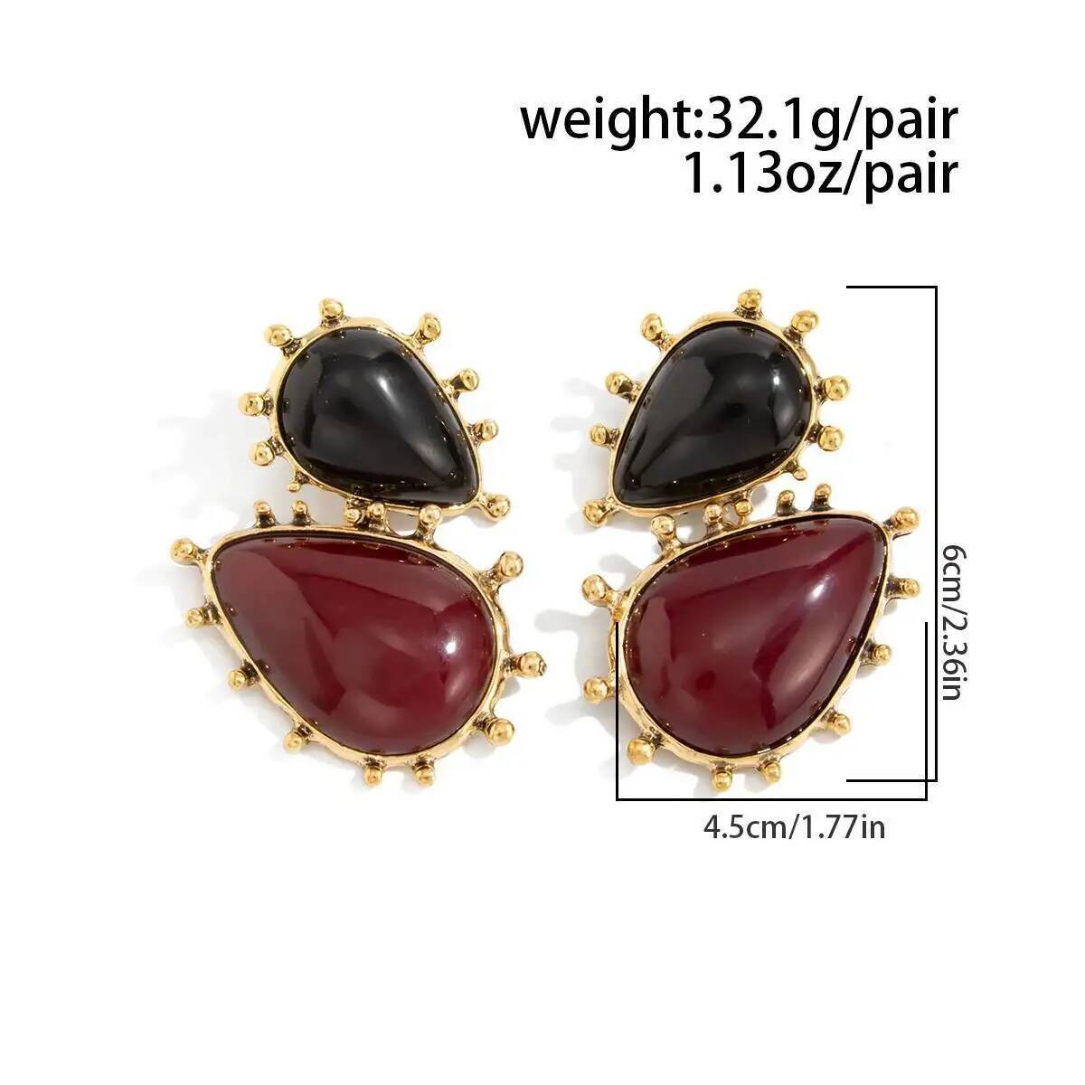 IngeSight.Z 빈티지 불규칙한 기하학적 물방울  - Z Vintage Fashion 리뷰 및 가격
